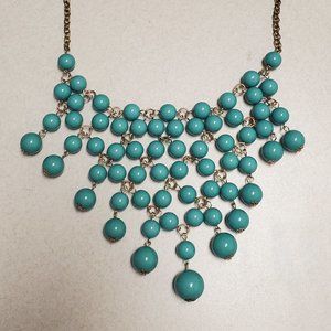 Teal Bubble Necklace